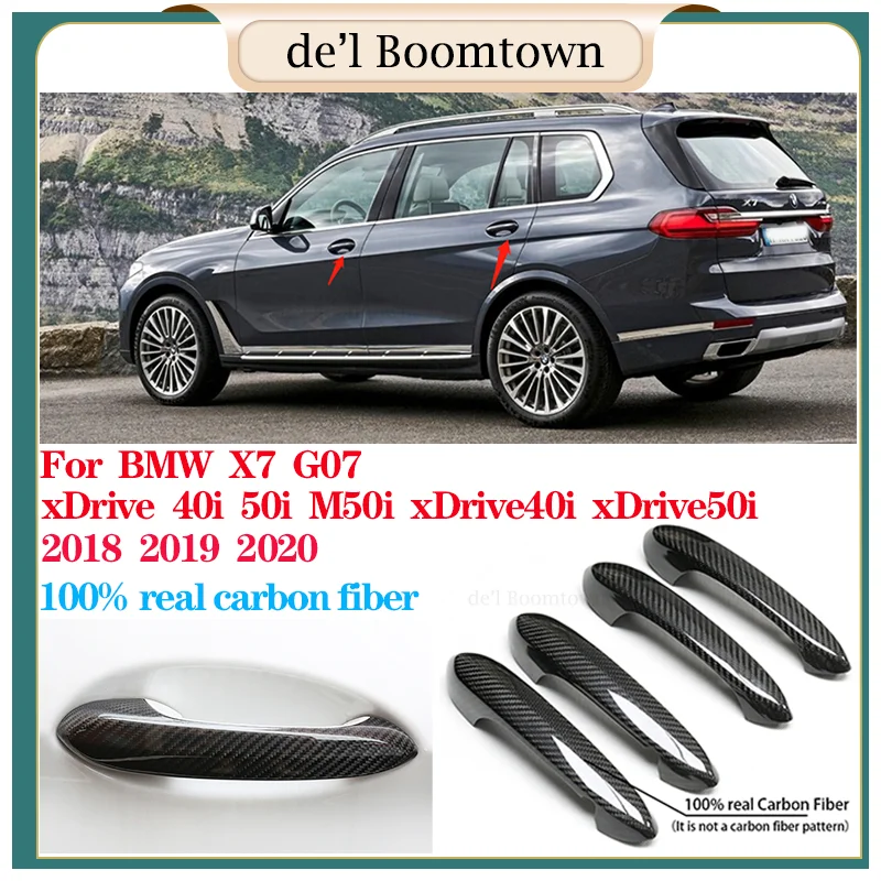 New Car 100% Real Carbon Fiber Door Handle Cover accessories For BMW X7 G07 xDrive 40i 50i M50i xDrive40i xDrive50i 2018-2020
New Car 100% Real Carbon Fiber Door Handle Cover accessories For BMW X7 G07 xDrive 40i 50i M50i xDrive40i xDrive50i 2018-2020