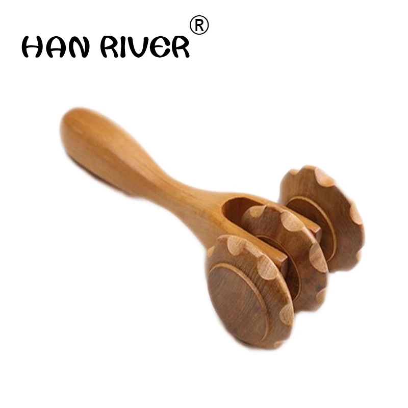 Wood three rounds of the wheel back leg massage stick wood TuiBei push abdomen body massager
Wood three rounds of the wheel back leg massage stick wood TuiBei push abdomen body massager