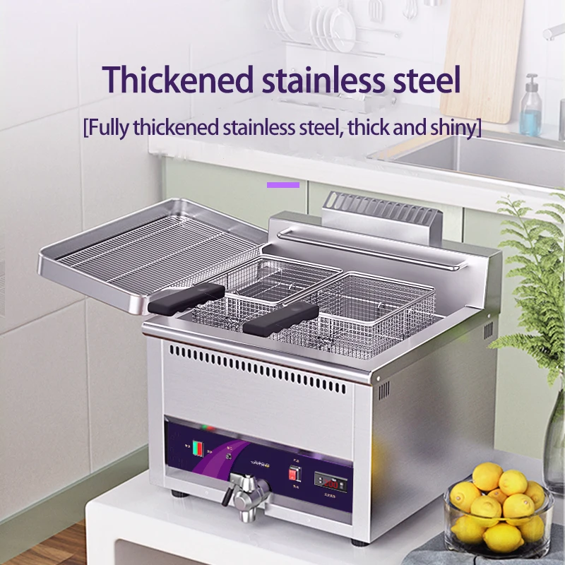 Fryer Pot Fryer Commercial Electric Fryer Fully Automatic Large Capacity Electric Fryer Fried Chicken And French Fries Equipment
Fryer Pot Fryer Commercial Electric Fryer Fully Automatic Large Capacity Electric Fryer Fried Chicken And French Fries Equipment