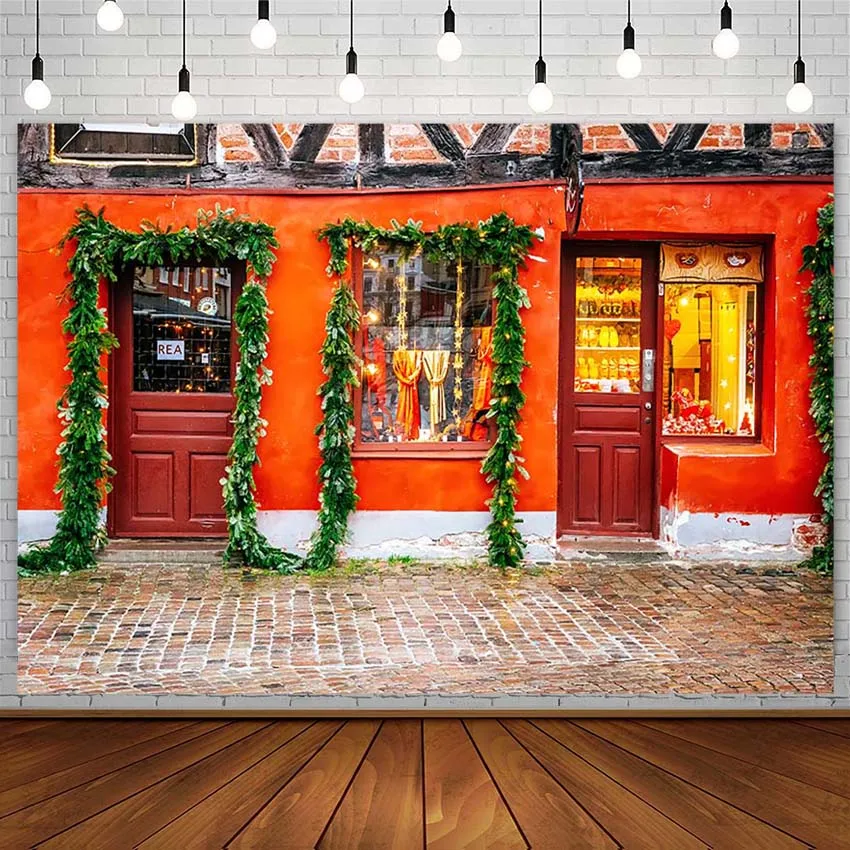 Winter Christmas Backdrop Gift Accessory Shop Window Red Door Brick Floor Kid Photography Background Photostudio Photozone Props
Winter Christmas Backdrop Gift Accessory Shop Window Red Door Brick Floor Kid Photography Background Photostudio Photozone Props