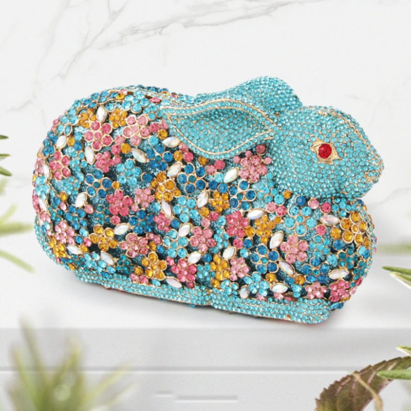 Women Crystal Clutch Evening Purse 16 Colors Rabbit Shape Blue/White Crystal Ladies Bridesmaid Clutches And Diamond Rhinestone
Women Crystal Clutch Evening Purse 16 Colors Rabbit Shape Blue/White Crystal Ladies Bridesmaid Clutches And Diamond Rhinestone
