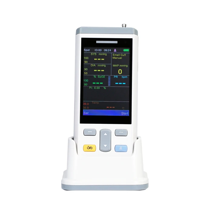 PC100V portable pet animal universal blood pressure blood oxygen body temperature multi-parameter veterinary handheld monitor
PC100V portable pet animal universal blood pressure blood oxygen body temperature multi-parameter veterinary handheld monitor