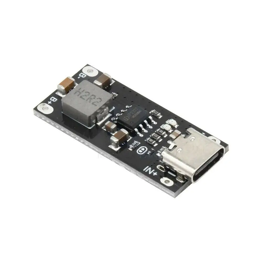 Зарядное устройство для литий-полимерных аккумуляторов типа C USB-C IP2312 3A 4,2 V
Зарядное устройство для литий-полимерных аккумуляторов типа C USB-C IP2312 3A 4,2 V