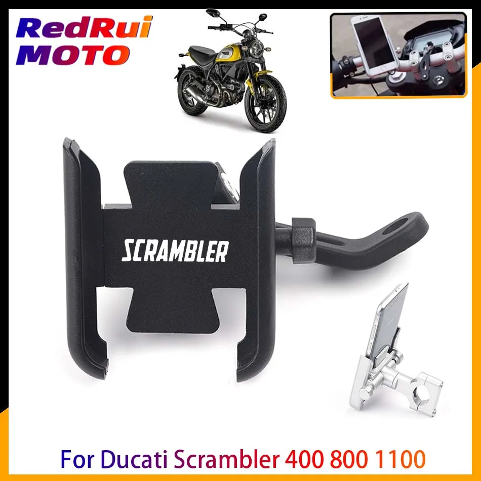 Hot Deals Motorcycle Accessories Mobile Phone Holder For Ducati Scrambler 400 800 1100 Handlebar Mirror Phone GPS Stand Bracket
Hot Deals Motorcycle Accessories Mobile Phone Holder For Ducati Scrambler 400 800 1100 Handlebar Mirror Phone GPS Stand Bracket
