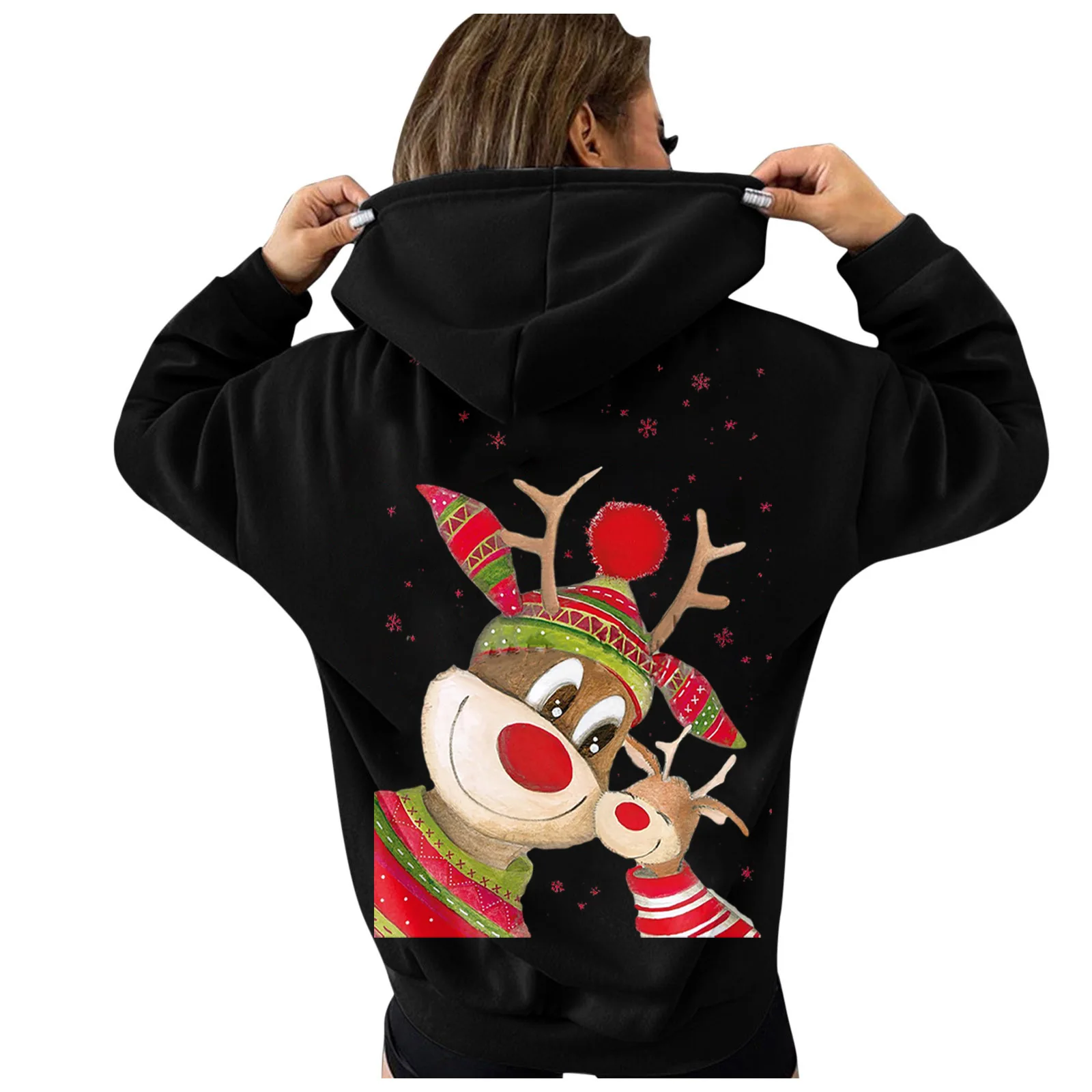 Christmas Hoodies for Women Fashion Cartoon Reindeer Letter Printing Streetwear Hooded Sweatshirt Xmas Graphics Hoodie Pullover
Christmas Hoodies for Women Fashion Cartoon Reindeer Letter Printing Streetwear Hooded Sweatshirt Xmas Graphics Hoodie Pullover