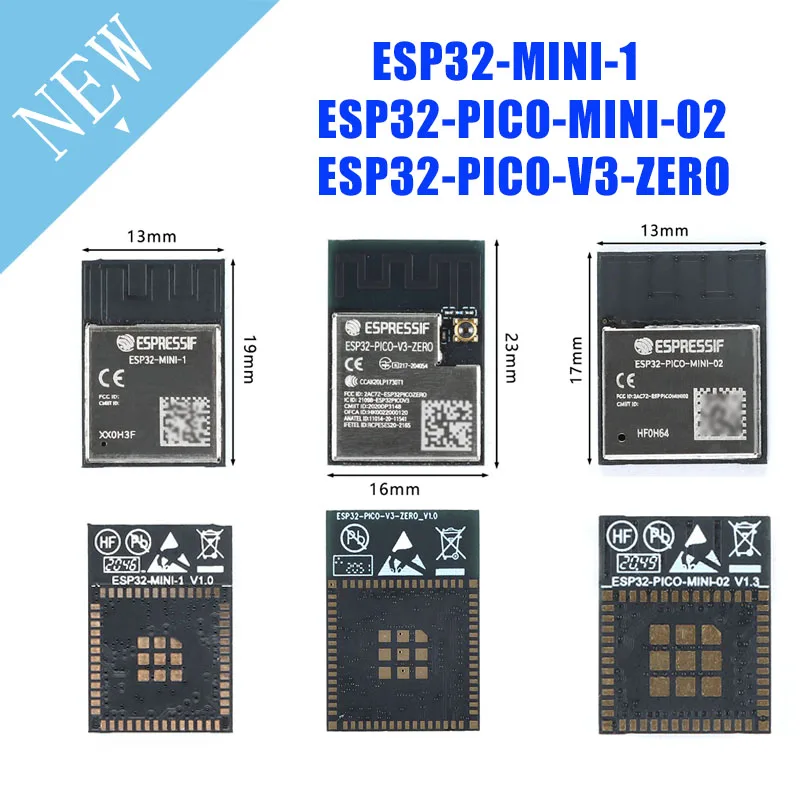 ESP32-PICO-V3-ZERO ESP32-PICO-MINI-02 ESP32-MINI-1 Dual Core WiFi Wireless MCU Module Network ESP32 PICO Wireless Module
ESP32-PICO-V3-ZERO ESP32-PICO-MINI-02 ESP32-MINI-1 Dual Core WiFi Wireless MCU Module Network ESP32 PICO Wireless Module