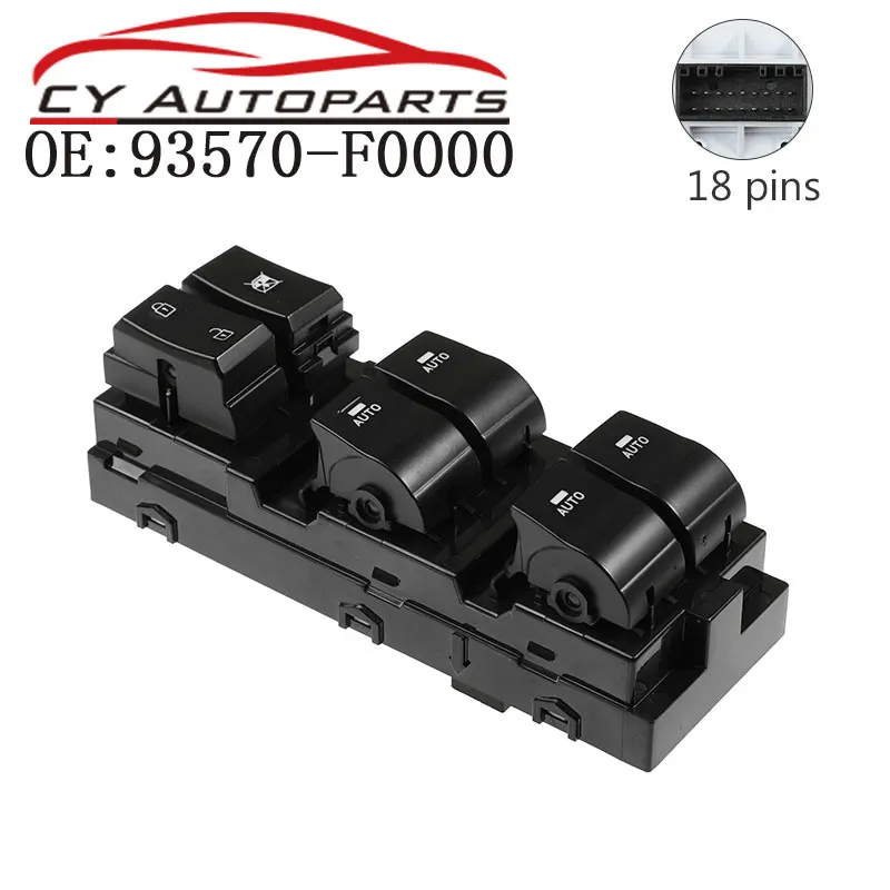 New Car High Quality Power Window Switch For Hyundai Elantra 93570-F0000 93570F0000
New Car High Quality Power Window Switch For Hyundai Elantra 93570-F0000 93570F0000