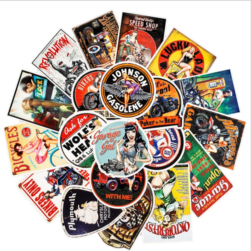 30Pcs Styling Pvc Waterproof Retro Sexy Locomotive Girls Stickers for Laptop Motorcycle Skateboard Luggage Decal Poster Sticker
30Pcs Styling Pvc Waterproof Retro Sexy Locomotive Girls Stickers for Laptop Motorcycle Skateboard Luggage Decal Poster Sticker