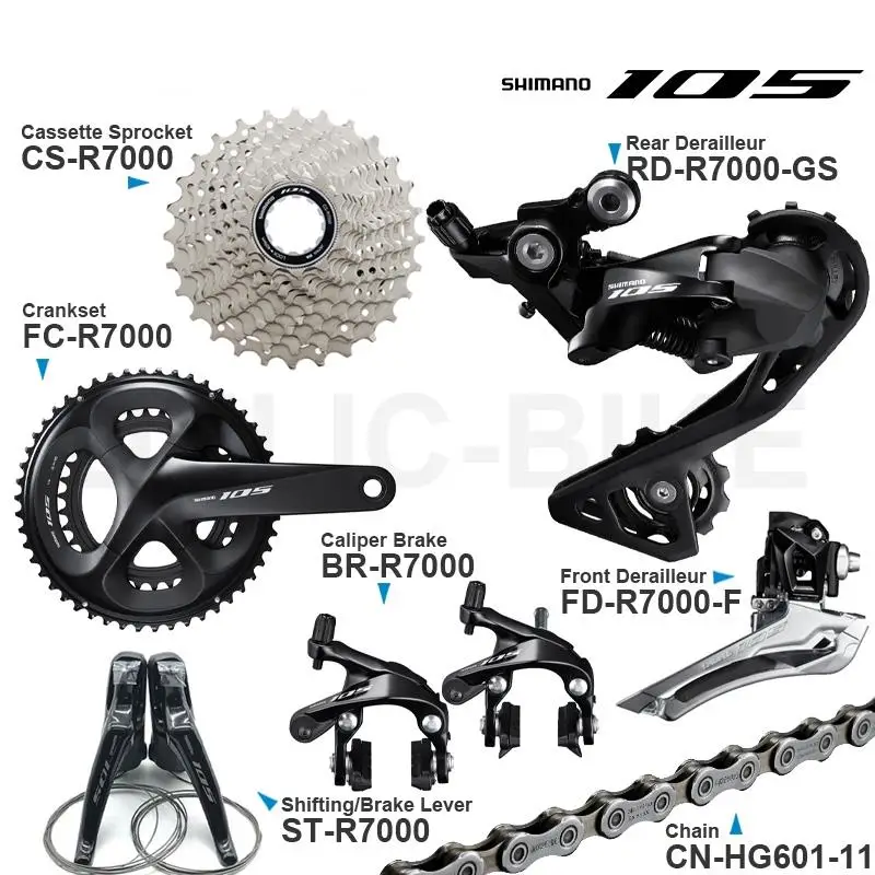 Групсет SHIMANO 105 R7000 2x11 в с кривошипным тормозом ST рычаг кассета Звездочка цепь передние/задние оригинальные детали
Групсет SHIMANO 105 R7000 2x11 в с кривошипным тормозом ST рычаг кассета Звездочка цепь передние/задние оригинальные детали