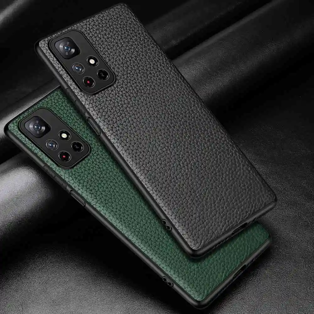 Genuine Leather Case for Xiaomi Redmi Note 11 Pro (5G) Case Luxury Lychee Grain Coque For Redmi Note 11 Pro+ Cover Phone Shell
Genuine Leather Case for Xiaomi Redmi Note 11 Pro (5G) Case Luxury Lychee Grain Coque For Redmi Note 11 Pro+ Cover Phone Shell