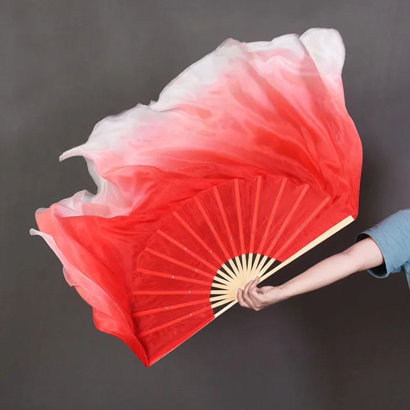 1Pair Two-Layers Double Veils 100% Real Silk Bamboo Folding Fan BellyDance Performance Show Props Half Circle Silk Veil Fans
1Pair Two-Layers Double Veils 100% Real Silk Bamboo Folding Fan BellyDance Performance Show Props Half Circle Silk Veil Fans