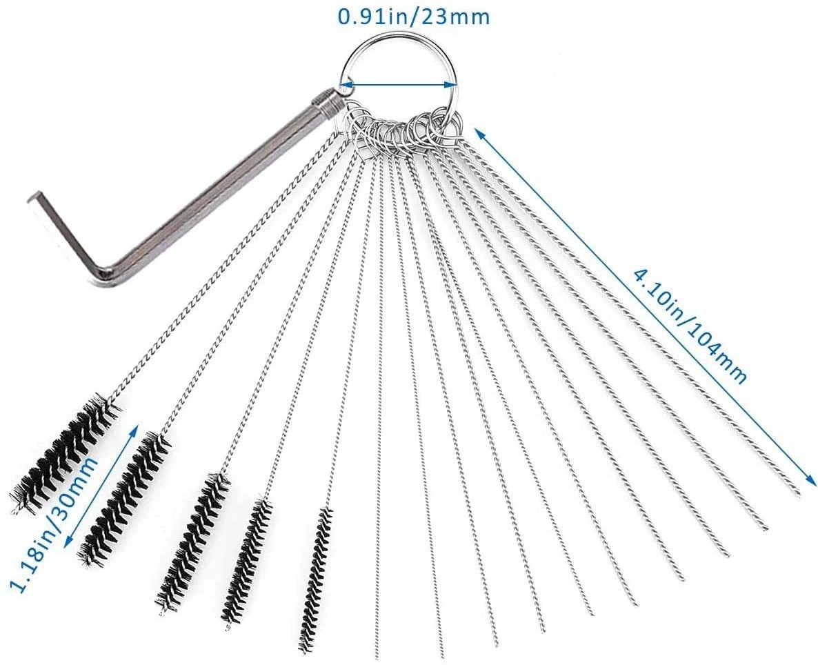 Car Motorcycle Carburetor Carb Jet Dirt Remove Clean 10 Cleaning Needles + 5 Brushes Tool Kits For Auto Engine Care Cleaning
Car Motorcycle Carburetor Carb Jet Dirt Remove Clean 10 Cleaning Needles + 5 Brushes Tool Kits For Auto Engine Care Cleaning
