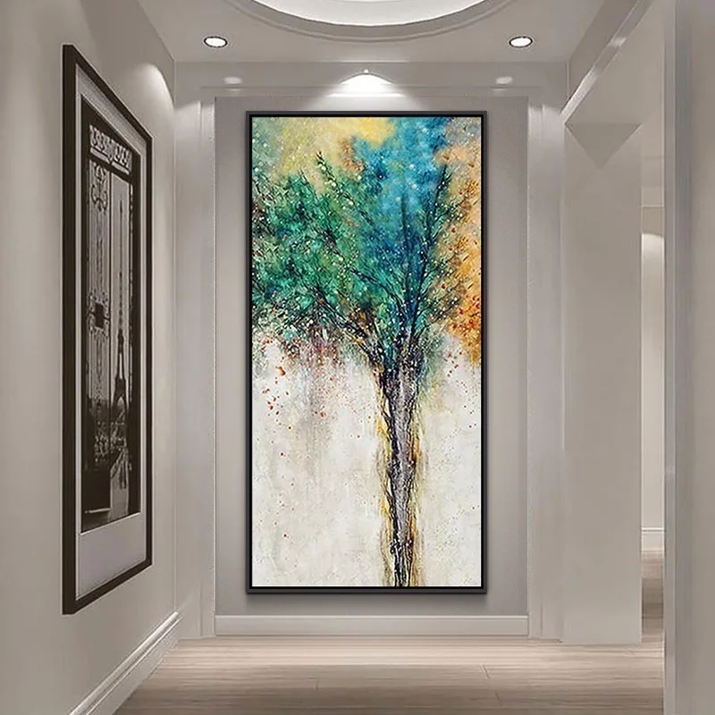 Hand-painted Oil Painting Abstract Life Tree Modern Simple Living Room Home Interior Decoration Hanging Painting Handmade Mural
Hand-painted Oil Painting Abstract Life Tree Modern Simple Living Room Home Interior Decoration Hanging Painting Handmade Mural