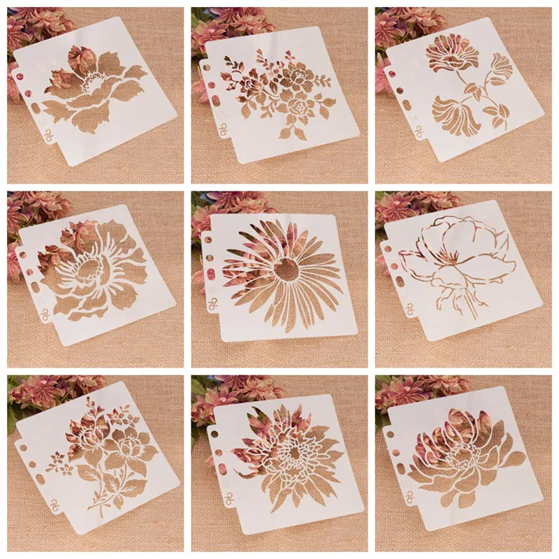 New Arrival Flowers Set Layering Stencils Wall Painting for DIY Scrapbooking Coloring Embossing Crafts Album Paper Card Template
New Arrival Flowers Set Layering Stencils Wall Painting for DIY Scrapbooking Coloring Embossing Crafts Album Paper Card Template