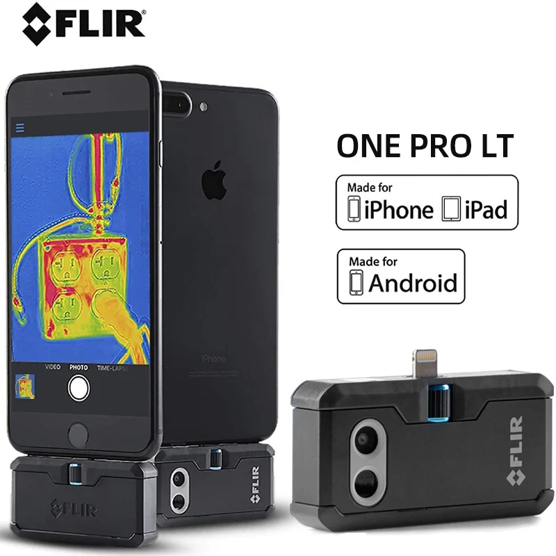 Тепловизор FLIR ONE PRO LT, инфракрасная камера, детектор температуры неисправности печатной платы, тепловизионная камера для телефонов IOS и Android
Тепловизор FLIR ONE PRO LT, инфракрасная камера, детектор температуры неисправности печатной платы, тепловизионная камера для телефонов IOS и Android