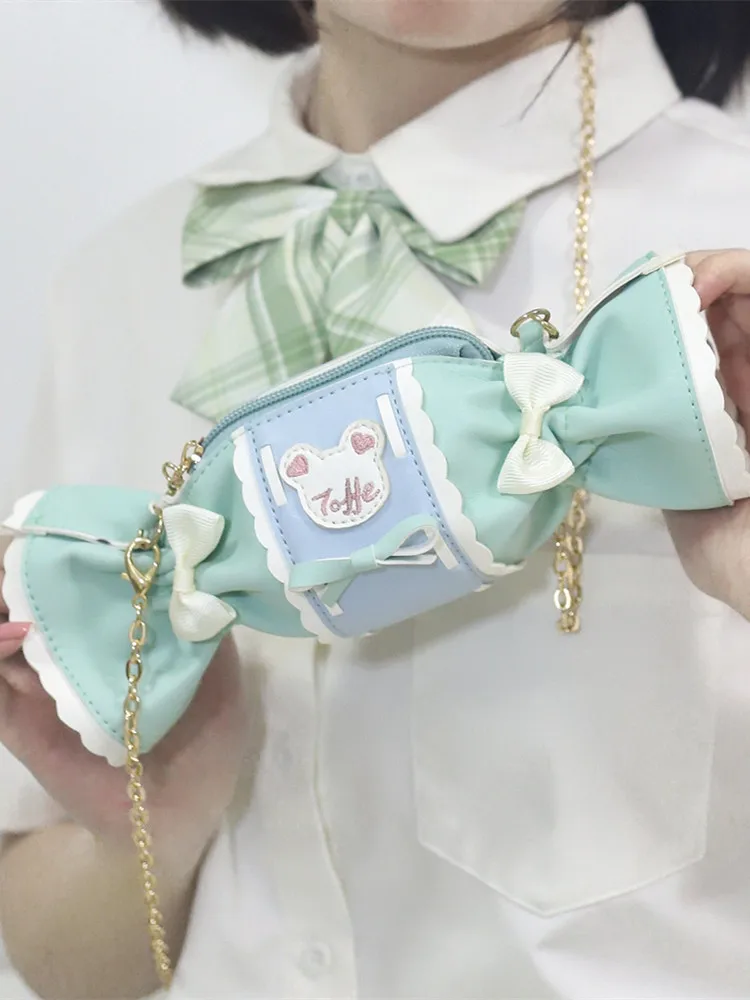 Sweet Embroidery Cute Lolita One-shoulder Portable Summer Messenger Bag Chain Kawaii Girl Bag Loli Cosplay Lolita Coin Purse
Sweet Embroidery Cute Lolita One-shoulder Portable Summer Messenger Bag Chain Kawaii Girl Bag Loli Cosplay Lolita Coin Purse