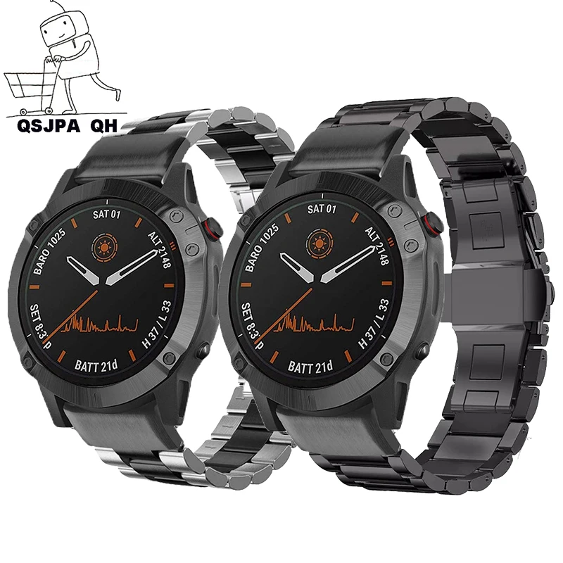 Ремешок из нержавеющей стали для смарт-часов Garmin Fenix 6 6X 5X 5 3HR Forerunner 935 945
Ремешок из нержавеющей стали для смарт-часов Garmin Fenix 6 6X 5X 5 3HR Forerunner 935 945