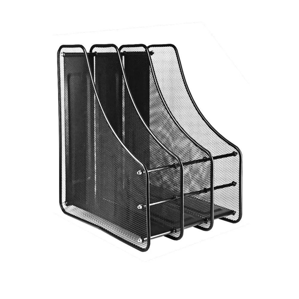 3 Compartment Metal Mesh Magazine File Holder Desk Book Organizer Document Rack Office Accessory
3 Compartment Metal Mesh Magazine File Holder Desk Book Organizer Document Rack Office Accessory