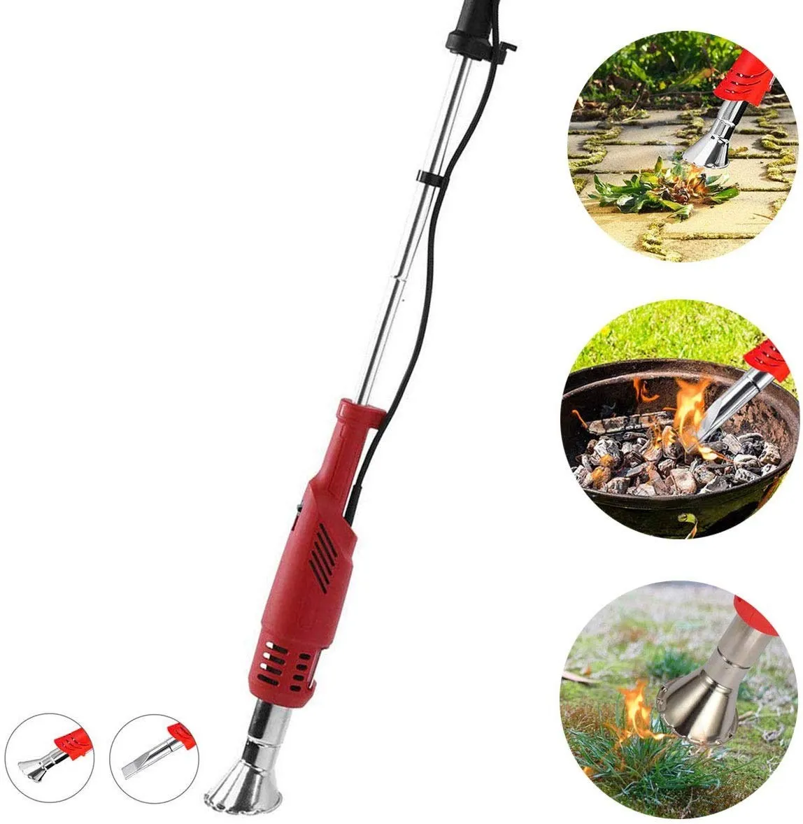 PROSTORMER 2000W Electric Thermal Weeder Grass Burner AC Hot Air Weeder Safe Fast Flame Garden Tool Portable
PROSTORMER 2000W Electric Thermal Weeder Grass Burner AC Hot Air Weeder Safe Fast Flame Garden Tool Portable