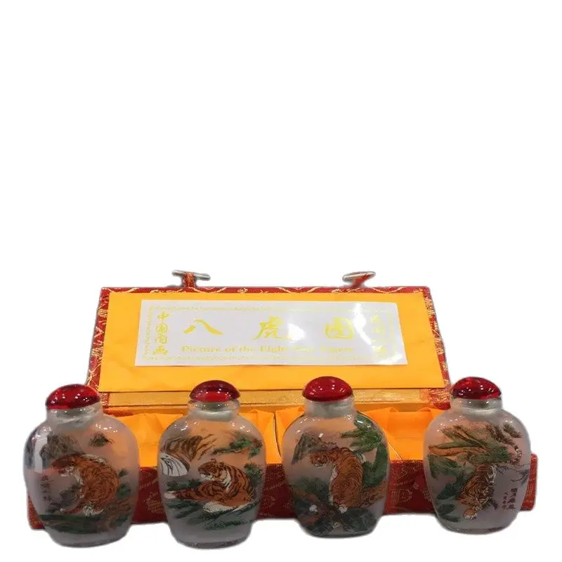 Chinese Unique Painting Snuff Bottle Inside Painted Four Combinations Tiger
Chinese Unique Painting Snuff Bottle Inside Painted Four Combinations Tiger