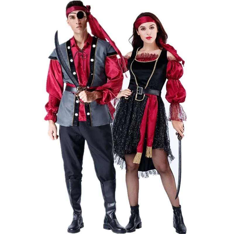Sexy Caribbean Pirate Captain Jack Costume Halloween Fancy Party Couple Cosplay Dress
Sexy Caribbean Pirate Captain Jack Costume Halloween Fancy Party Couple Cosplay Dress