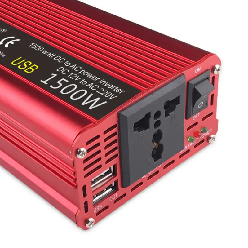DC 12V to 220V Portable Car Power Inverter Charger Converter Adapter Universal EU Socket Auto accessories
DC 12V to 220V Portable Car Power Inverter Charger Converter Adapter Universal EU Socket Auto accessories