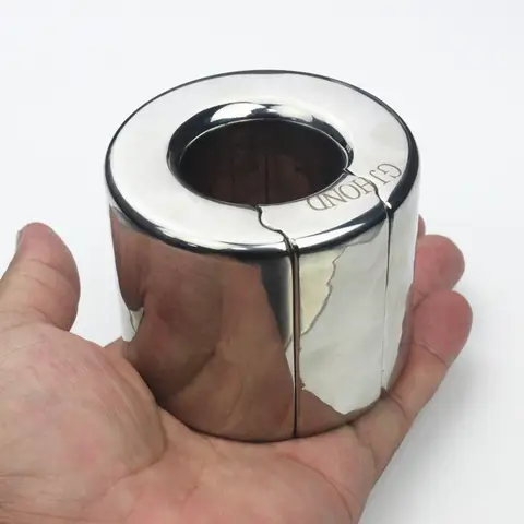 20 tamaños de acero inoxidable escroto colgante bola camilla testículo peso pene sujeción bucle anillos para pene juguetes sexuales para hombres BB2-205