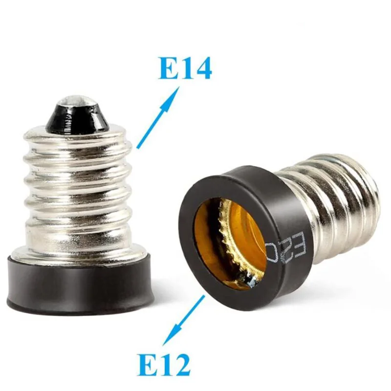 100pcs 50pcs E14 to E12 Led Lamp Bulb Base Conversion Holder Converter Socket Adapter For Home Lighitng
100pcs 50pcs E14 to E12 Led Lamp Bulb Base Conversion Holder Converter Socket Adapter For Home Lighitng