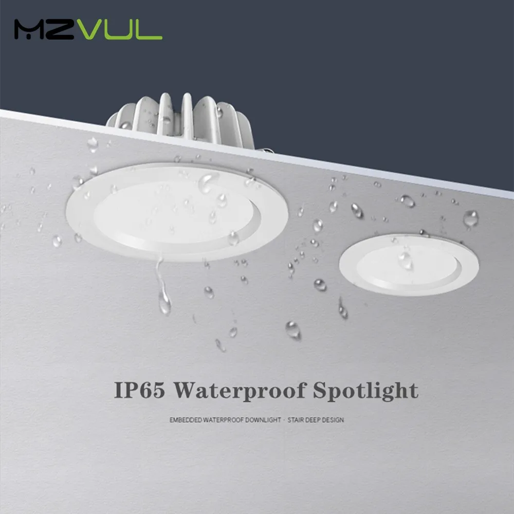IP65 Waterproof LED Downlight 5W 7W 9W 12W 15W Waterproof Recessed lamp LED Ceiling Spot Light For Bathroom lighting Fixtures
IP65 Waterproof LED Downlight 5W 7W 9W 12W 15W Waterproof Recessed lamp LED Ceiling Spot Light For Bathroom lighting Fixtures