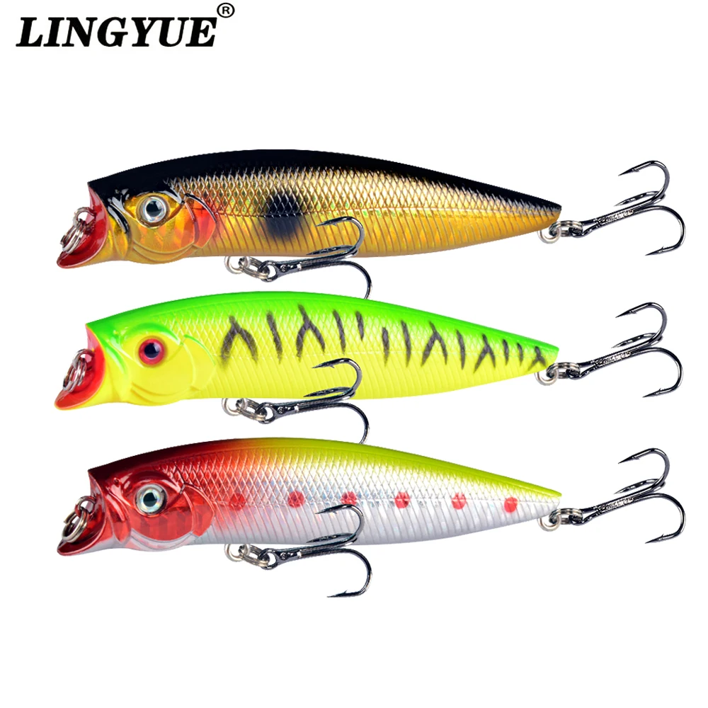 1pcs Fishing Lures High Quality 9.2cm/11.5g Topwater Popper Bait 5 Colors Available Bass Crnakbait Wobblers Fishing Tackle Pesca
1pcs Fishing Lures High Quality 9.2cm/11.5g Topwater Popper Bait 5 Colors Available Bass Crnakbait Wobblers Fishing Tackle Pesca