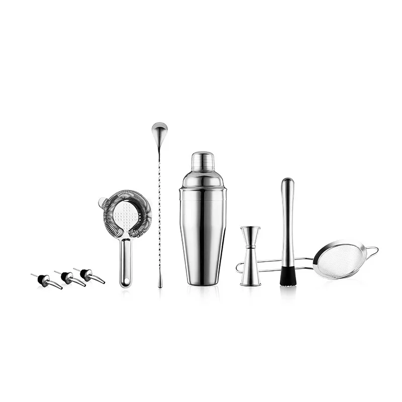 Premium Cocktail Tool Kit - Bartender Set Includes 750ML Cobbler Shaker, Jigger, Spoon, Pourers, Muddler & Strainers
Premium Cocktail Tool Kit - Bartender Set Includes 750ML Cobbler Shaker, Jigger, Spoon, Pourers, Muddler & Strainers