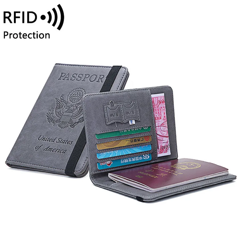 RFID Vintage Business Travel Document Holder Credit ID Bank Card Women Leather Card Holder Men Card Bag Wallet Card Case Unisex
RFID Vintage Business Travel Document Holder Credit ID Bank Card Women Leather Card Holder Men Card Bag Wallet Card Case Unisex