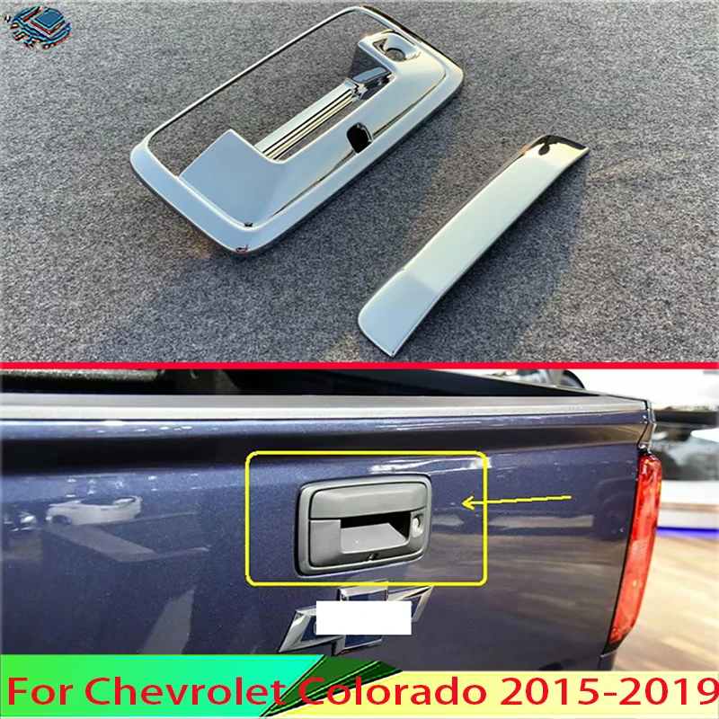For Chevrolet Colorado 2015-2019 Car Accessories ABS Chrome Rear Trunk Tailgate Door Handle Bowl Catch Cover Trim
For Chevrolet Colorado 2015-2019 Car Accessories ABS Chrome Rear Trunk Tailgate Door Handle Bowl Catch Cover Trim