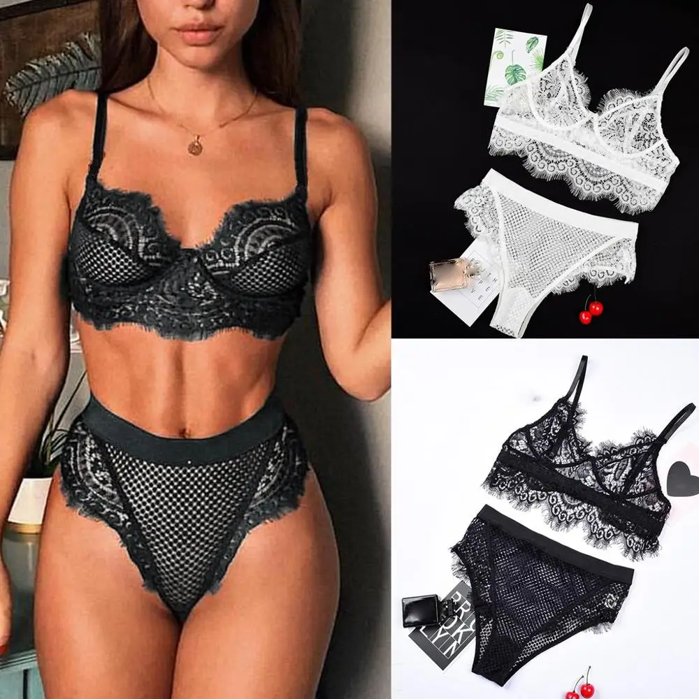 Sexy Lingerie Fashion Women Sexy Bra Set Lace Embroidery Set Halter Bra Hollow Set Ladies Sleepwear
Sexy Lingerie Fashion Women Sexy Bra Set Lace Embroidery Set Halter Bra Hollow Set Ladies Sleepwear