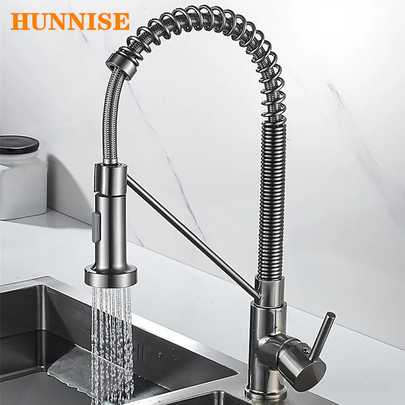 Spring Kitchen Faucet Brushed Nickel Pull Down Kitchen Sink Mixer Tap Quality Brass Kitchen Tap Hot Cold Spring Kitchen Faucets
Spring Kitchen Faucet Brushed Nickel Pull Down Kitchen Sink Mixer Tap Quality Brass Kitchen Tap Hot Cold Spring Kitchen Faucets