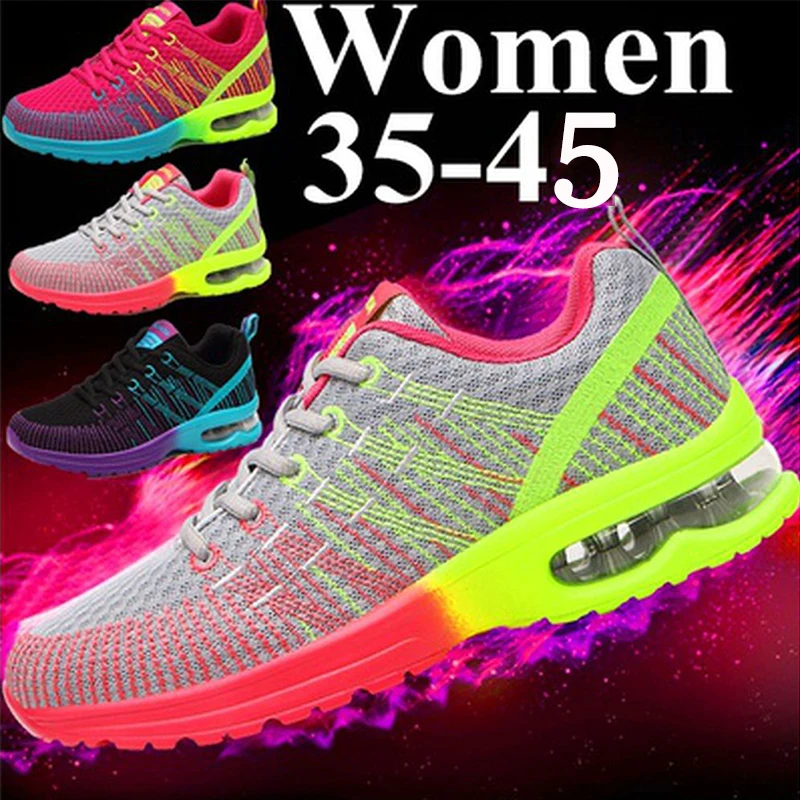 Women's Casual Fashion Ladies Air Cushion Lightweight Training Shoes Mesh Breathable Sneakers Women Sport Shoes Running Trainers
Women's Casual Fashion Ladies Air Cushion Lightweight Training Shoes Mesh Breathable Sneakers Women Sport Shoes Running Trainers