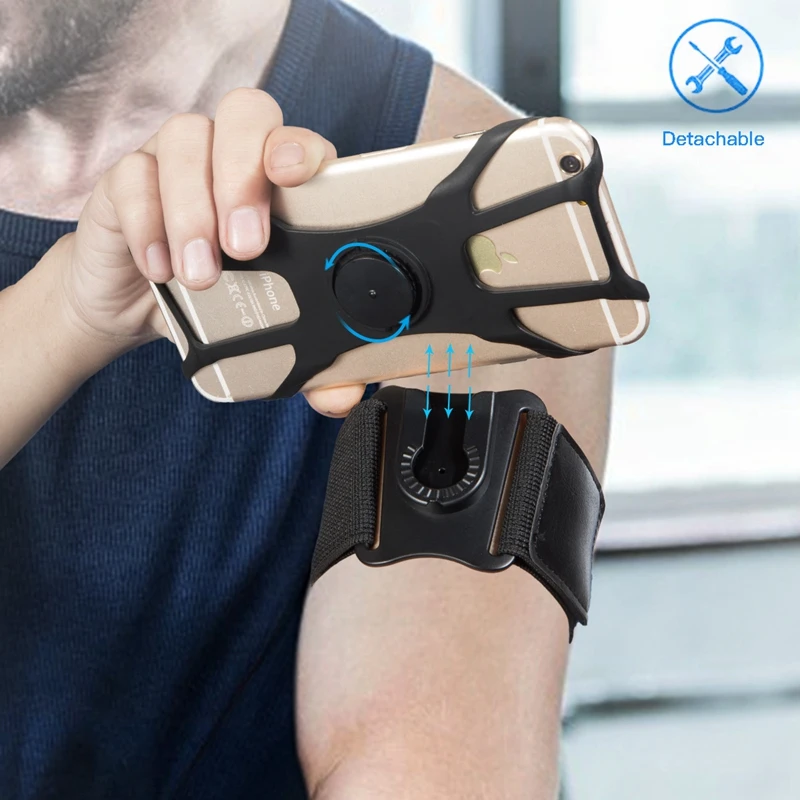 2 In 1 Detachable Breathable Rotating Arm Wrist Strap Phone Case Bag Pouch for Running Riding Sports
2 In 1 Detachable Breathable Rotating Arm Wrist Strap Phone Case Bag Pouch for Running Riding Sports