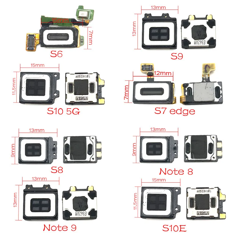 2 шт./партия, наушники, динамик, звуковой приемник, гибкий кабель для Samsung S10 S10e S9 S8 Plus S7 S6 Edge Note 8 9 S5 S4 mini
2 шт./партия, наушники, динамик, звуковой приемник, гибкий кабель для Samsung S10 S10e S9 S8 Plus S7 S6 Edge Note 8 9 S5 S4 mini
