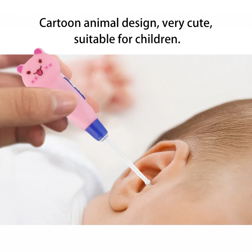 Cartoon LED Flashlight Luminous Ear Pick Ear Wax Remover Cleaner & Tweezer Tool Color Random delivery
Cartoon LED Flashlight Luminous Ear Pick Ear Wax Remover Cleaner & Tweezer Tool Color Random delivery