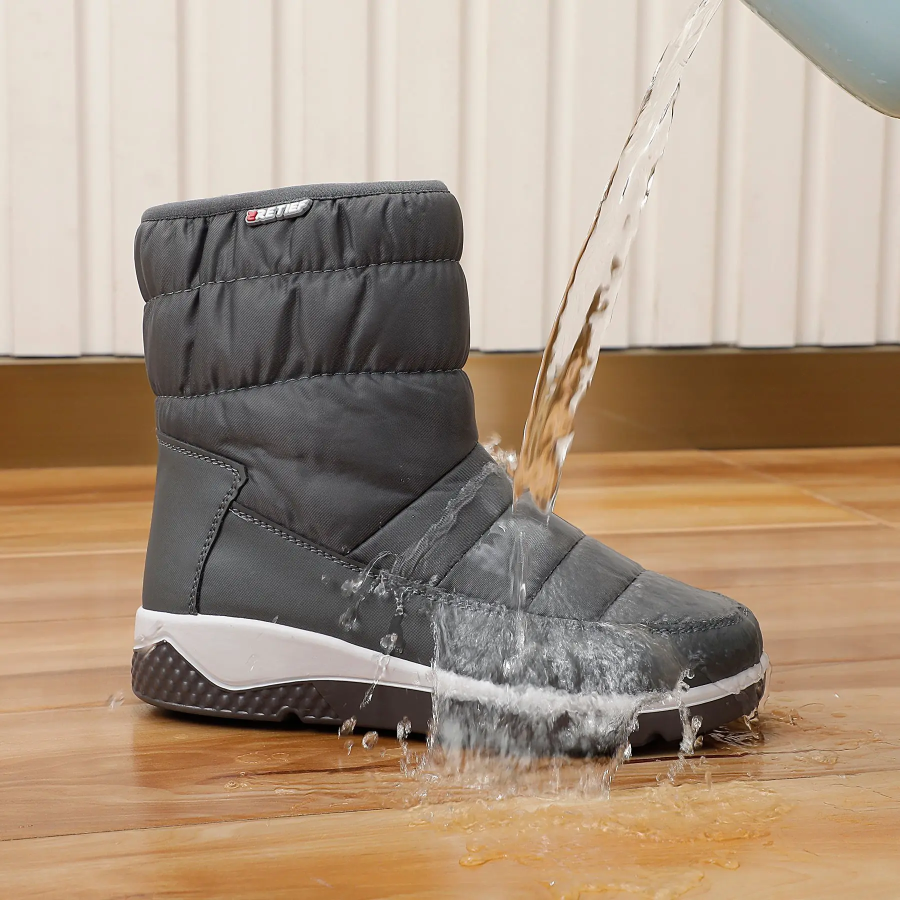 Waterproof Winter Warm Shoes Women Short Ankle Boots Plush Fur 2021 New Female Solid Casual Shoes Snow Boots for Winter
Waterproof Winter Warm Shoes Women Short Ankle Boots Plush Fur 2021 New Female Solid Casual Shoes Snow Boots for Winter