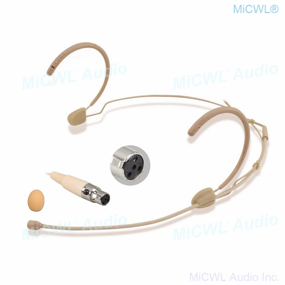 Top Free Shipping MICWL Beige Headset Headworn Omnidirectional Mic Microphone For Shure Wireless Body-Pack Transmitter
Top Free Shipping MICWL Beige Headset Headworn Omnidirectional Mic Microphone For Shure Wireless Body-Pack Transmitter