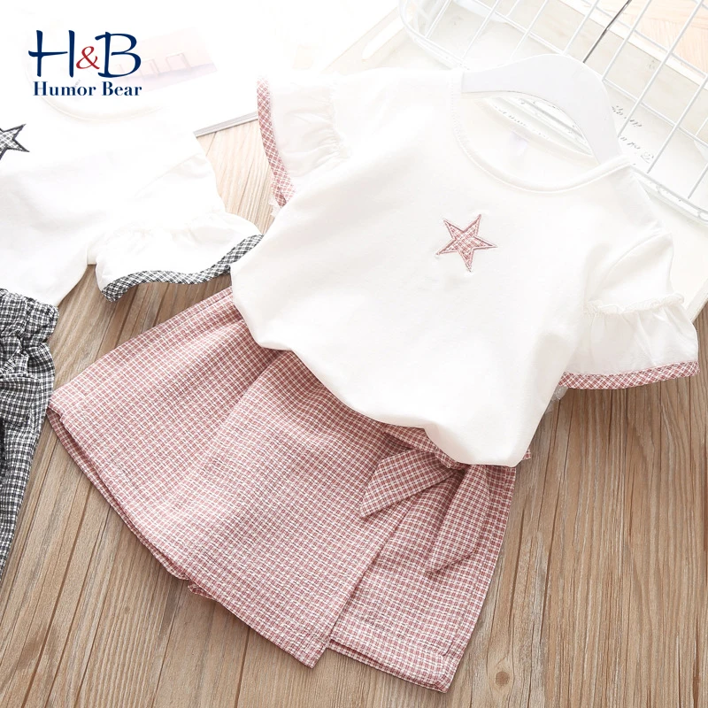 Humor Bear Baby Girl Clothes Suit Summer Star Printing Toddler girl clothes T-shirt Tops+Waistband Pantskirt 2-6Y
Humor Bear Baby Girl Clothes Suit Summer Star Printing Toddler girl clothes T-shirt Tops+Waistband Pantskirt 2-6Y