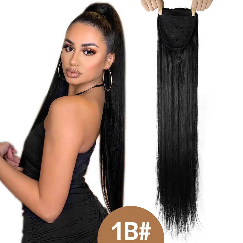 Long Straight Synthetic Drawstring Ponytail Extensions Fake PonyTails With Clip In 30 Inch Afro Curls Ponytails Natural Hair
Long Straight Synthetic Drawstring Ponytail Extensions Fake PonyTails With Clip In 30 Inch Afro Curls Ponytails Natural Hair