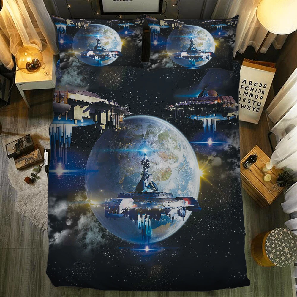 3d Duvet Cover Bedding Set 240x220 Twin Queen King Size Comforter Double Bed Quilt Cover 135 Euro Bed Linen Bedclothe Set Space
3d Duvet Cover Bedding Set 240x220 Twin Queen King Size Comforter Double Bed Quilt Cover 135 Euro Bed Linen Bedclothe Set Space