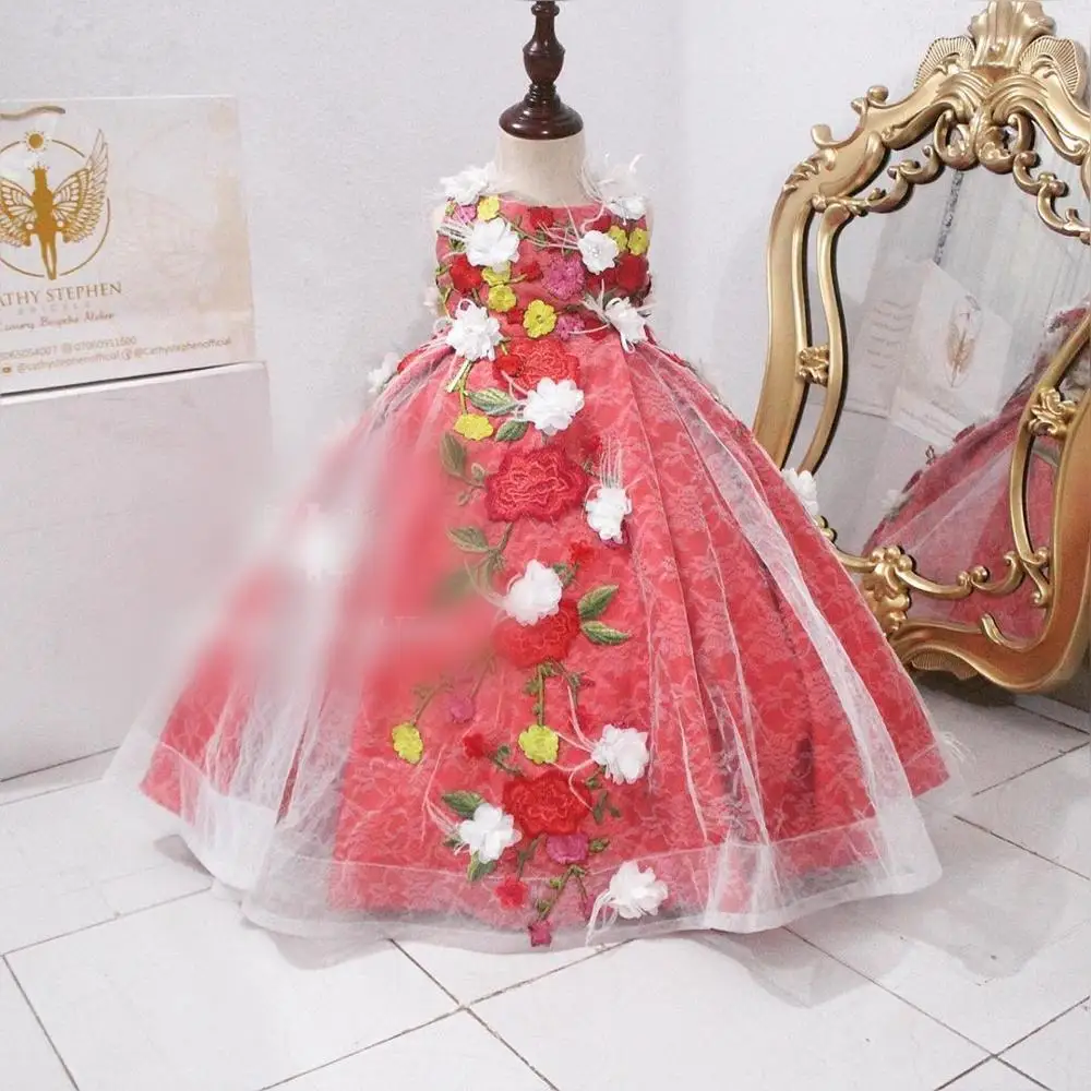 Flower Girl Dresses For Wedding Sleeveless Lace AppliqueGirl O-Neck Tulle Formal Gown Kids First Communion Party Dresses
Flower Girl Dresses For Wedding Sleeveless Lace AppliqueGirl O-Neck Tulle Formal Gown Kids First Communion Party Dresses