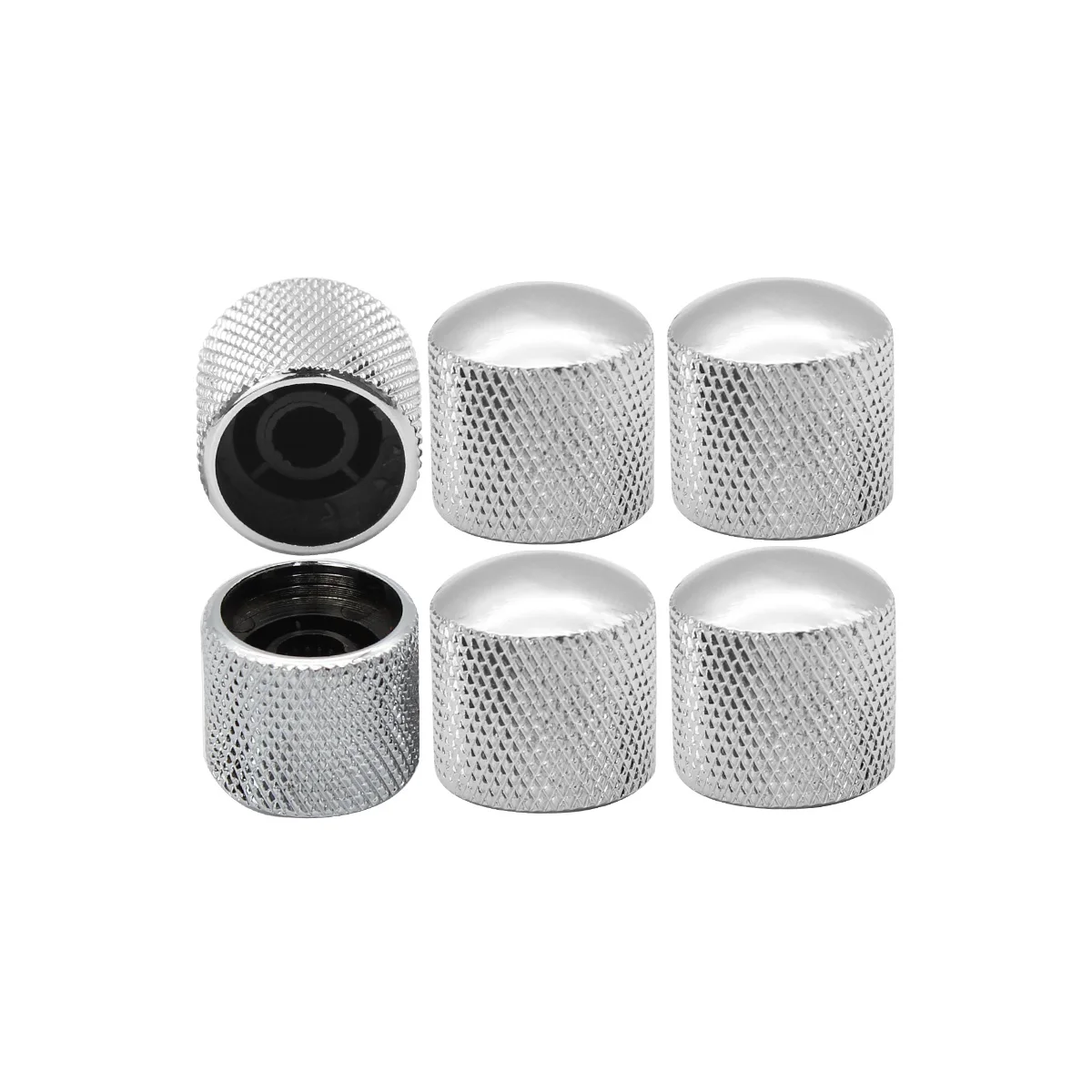 FLEOR 6pcs Metal Dome Knobs Guitar Bass Speed Control Potentiometer Knobs 6mm Chrome
FLEOR 6pcs Metal Dome Knobs Guitar Bass Speed Control Potentiometer Knobs 6mm Chrome