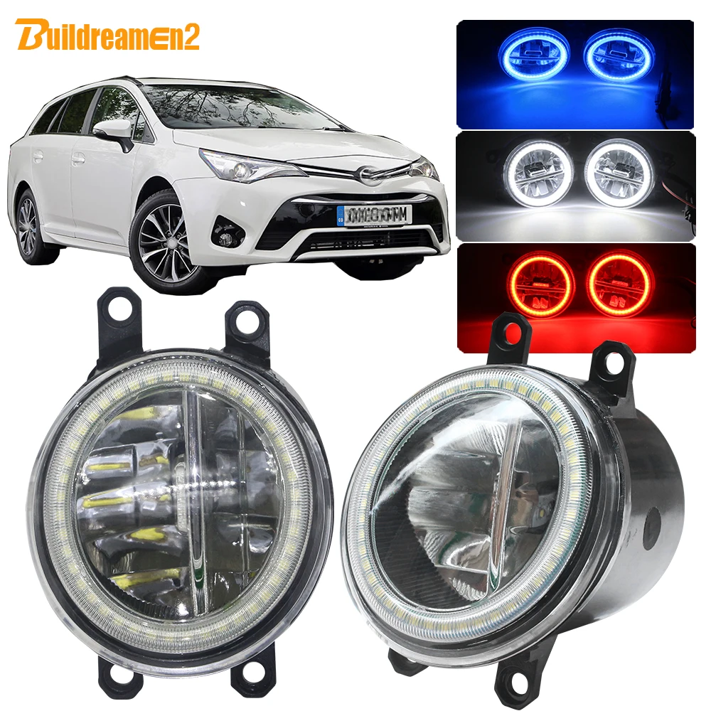 Buildreamen2 Стайлинг автомобиля 4000LM светодиодные противотуманные фары Angel Eye DRL дневные ходовые огни H11 12V для Toyota Avensis 2015-2018
Buildreamen2 Стайлинг автомобиля 4000LM светодиодные противотуманные фары Angel Eye DRL дневные ходовые огни H11 12V для Toyota Avensis 2015-2018