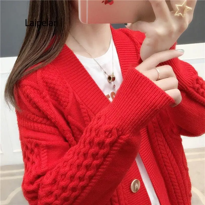 Cropped Cardigan Harajuku Sweater 2021 Cardigan Pure Color Ladies Jacket Women Knitting New
Cropped Cardigan Harajuku Sweater 2021 Cardigan Pure Color Ladies Jacket Women Knitting New