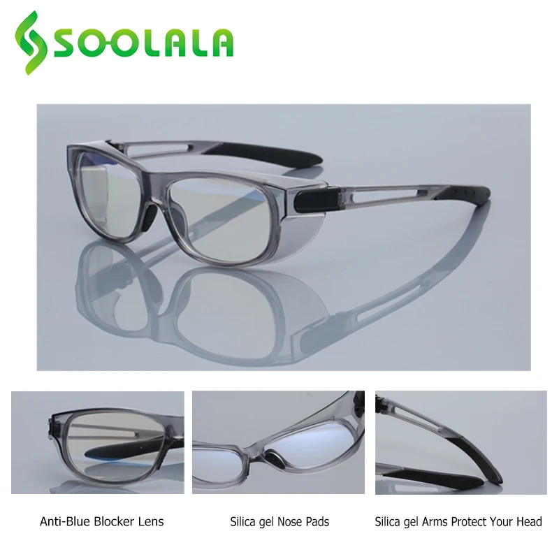 SOOLALA Anti Blue Light Safety Protective Goggles Anti-Pollen Anti-Splash Cycling Glass Windproof Dust-Proof Outdoor Eyeglasses
SOOLALA Anti Blue Light Safety Protective Goggles Anti-Pollen Anti-Splash Cycling Glass Windproof Dust-Proof Outdoor Eyeglasses