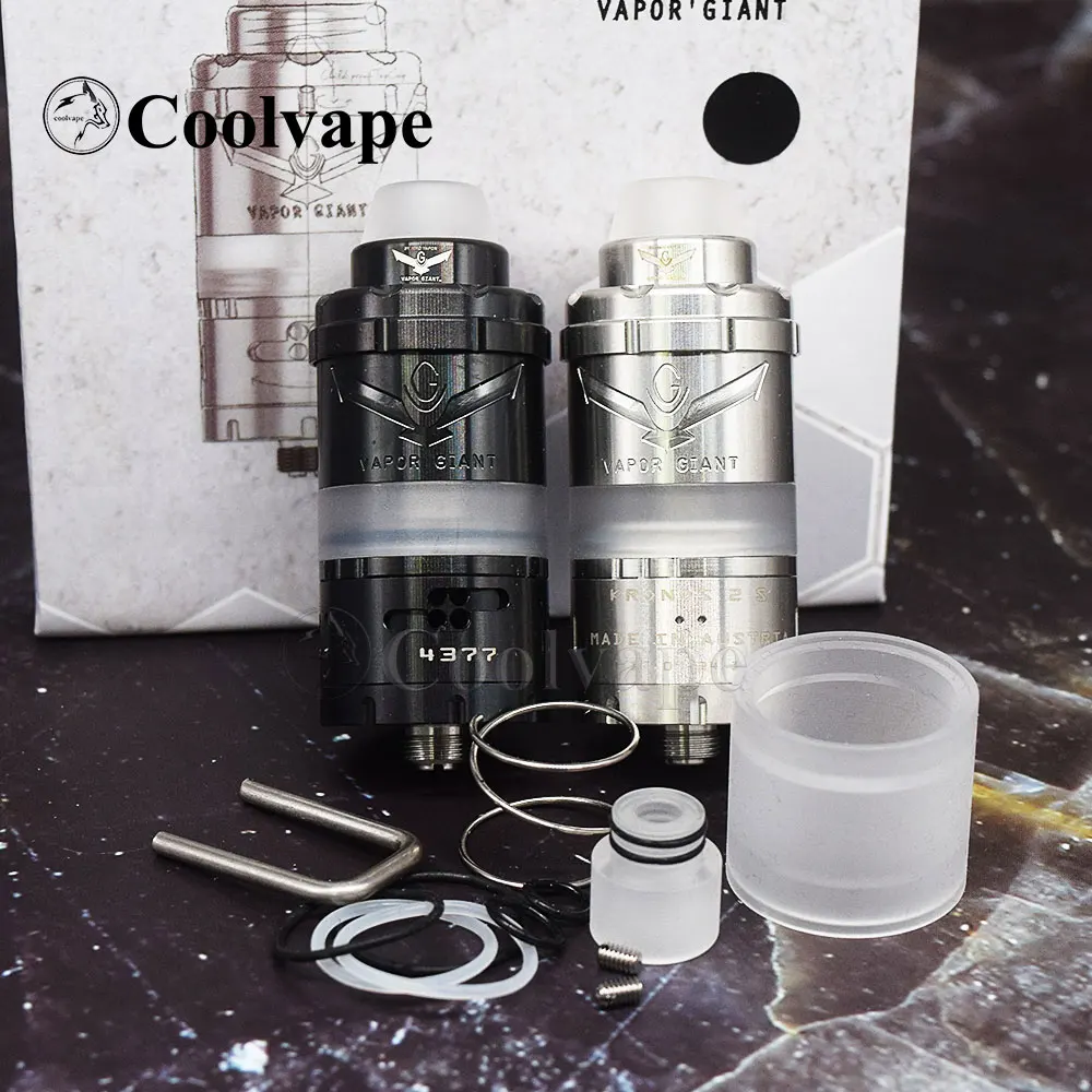 Атомайзер coolvape giant Kronos 2 S rta с регулируемым воздушным потоком MTL или DL 4,0 мл
Атомайзер coolvape giant Kronos 2 S rta с регулируемым воздушным потоком MTL или DL 4,0 мл
